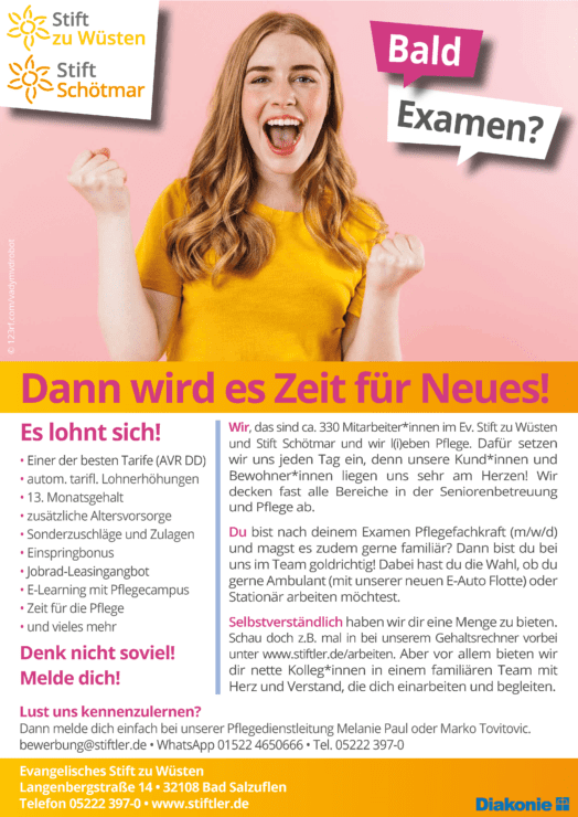 Bald Examen? Dann wird es Zeit für Neues! 1