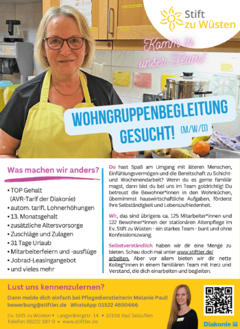 Wohngruppenbegleitung (m/w/d) gesucht! 3