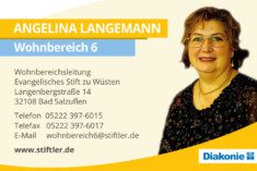 Visitenkarte Angelina Langemann